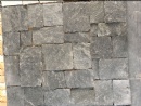 Black quartz square wall stone