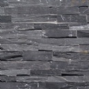 Black Slate Rough Cultured Stone