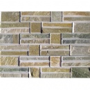 Natural Golden Quartzite Castle Stone Panel