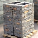 Grey Slate Stone Pillar