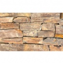 Rusty Slate Flexible Stone Cladding