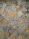 Slate flooring Tile with Rust