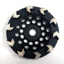 Diamond Cup Wheel V-Shape Grinding Wheel For Concrete Floor
