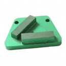 Abrasive Block Diamond Two Segments Grinding Plates For Concrete