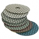 125mm Honeycomb Dry Polishing Pads For tone surface