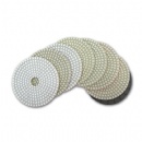 White Super Dry Polishing Pads For Marble And Granite